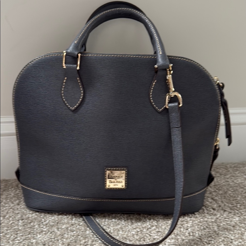 Dooney & Bourke Black Leather Satchel